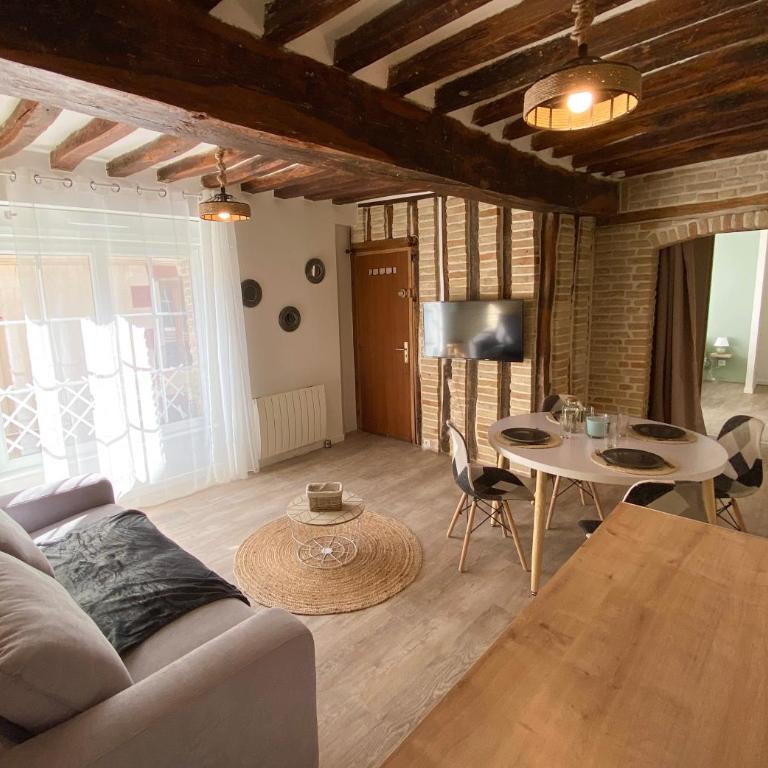 Le Confort Normand - Sur les quais & proxy plage - Chaleureux - Full équipé & netflix - Parking gratuit - Appartement 1 Chambre - 2