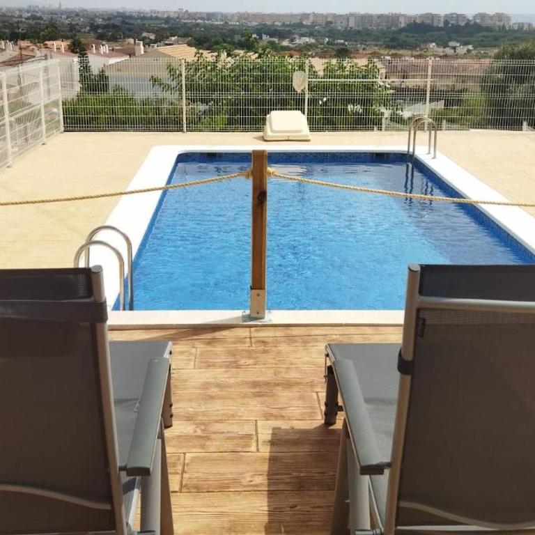 Chalet con piscina comunitaria y vistas al castillo en Peñiscola-3 terrazas-WIFI-parking - Casa de 3 dormitorios - 3