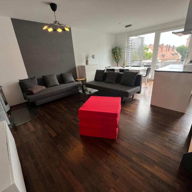 Penthouse-Wohnung - Balkon - Dachterrasse - Zentrum - Apartment mit 2 Schlafzimmern - 4