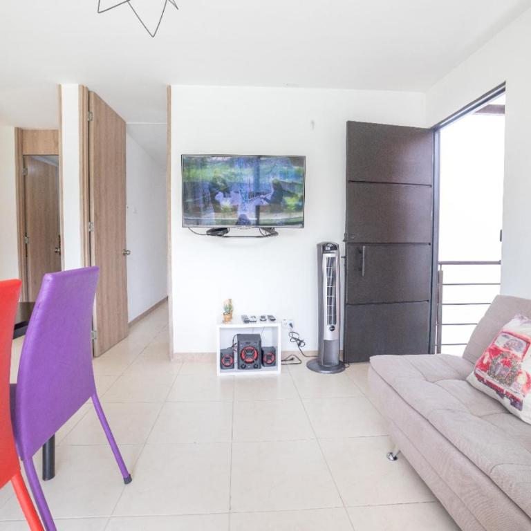 Acogedor fresco iluminado rodeado de naturaleza apartasol en el Quindío - Apartamento de 2 dormitorios - 2