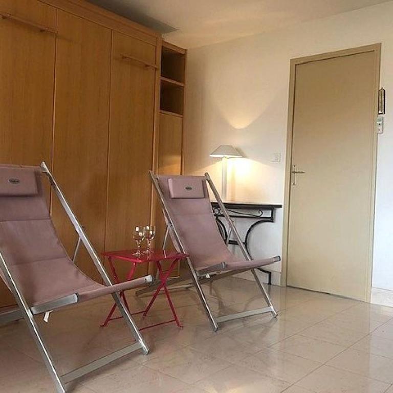 Studio Cabine Vue Mer Rare Résidence Les Coteaux de la Nartelle Myosotis 252 - 7 jours Minimum - Apartment mit 2 Schlafzimmern - 16