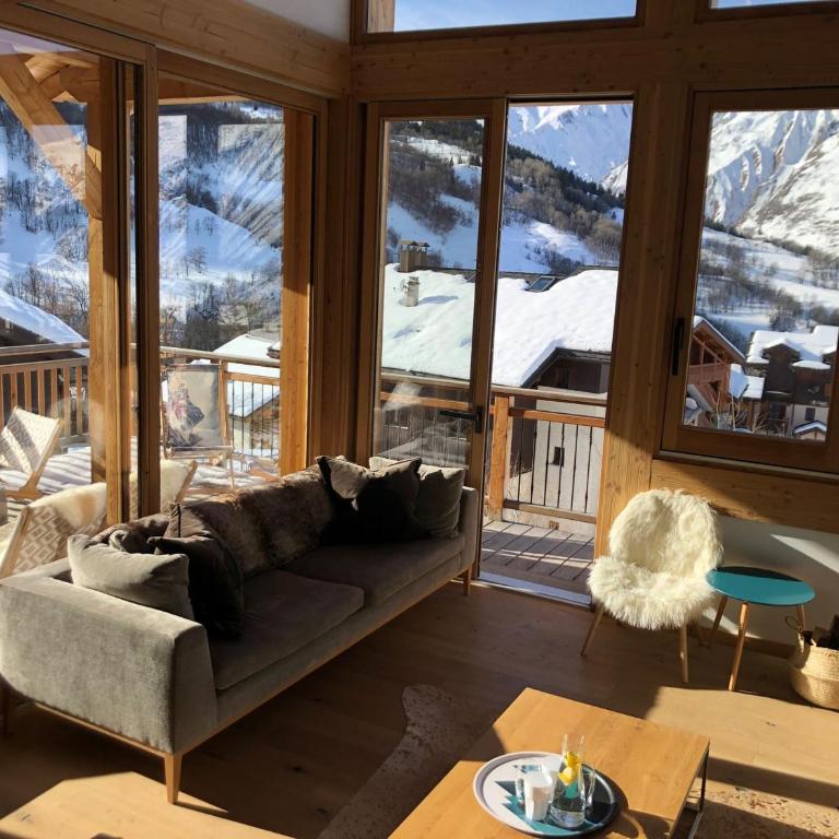 Chalet aux Pistes · 8 Pers · Wifi et Parking Couverts - FR-1-344-740 - Chalet - 8