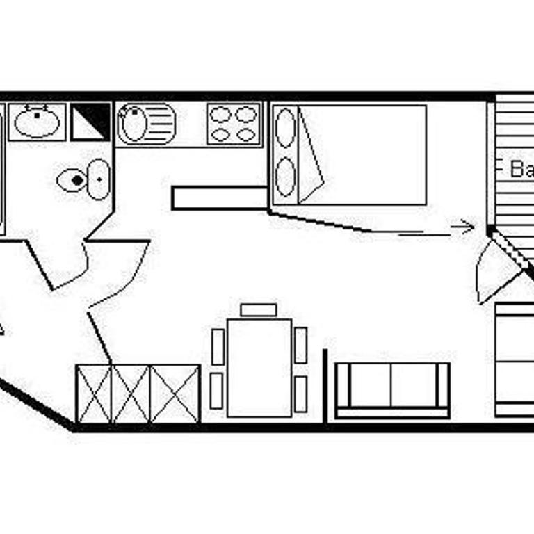 Appartement agréable proche des pistes avec balcon - FR-1-344-810 - Apartment - 12