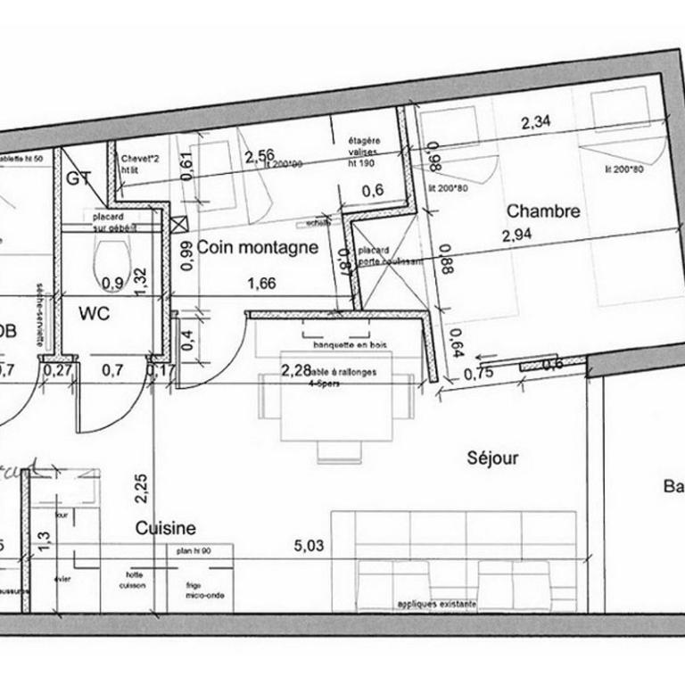 Appartement rénové proche pistes avec balcon - FR-1-344-893 - Apartment - 10