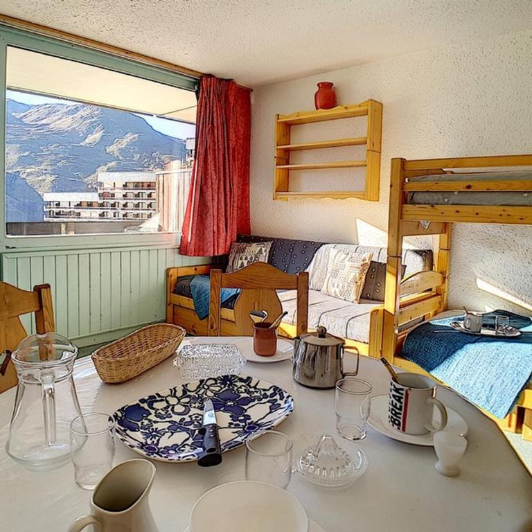 Studio ski aux pieds avec balcon exposé Sud-Ouest - FR-1-344-1000 - Studio - 5