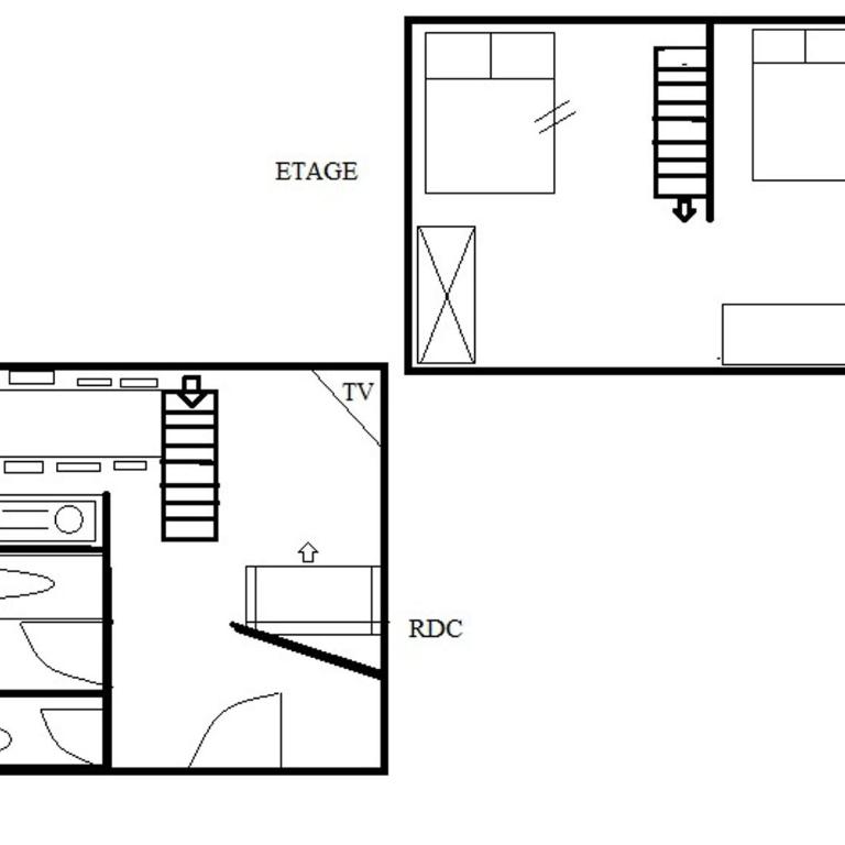 Charmant duplex 6 pers, proche pistes, balcon nord, WiFi - FR-1-344-1024 - Apartment - 15