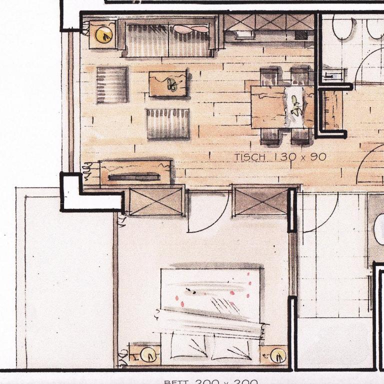 Hotel Garni Nachtigall - Appartamento Superior con 1 Camera da Letto - 1