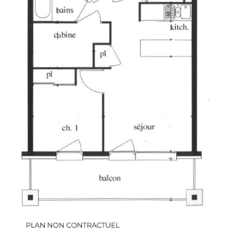 Appartement 2 pièces, 4/6 pers, animaux acceptés - FR-1-452-8 - Appartamento (6 Adulti) - 3