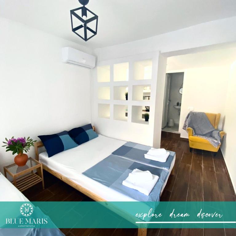 Blue Maris - Velika Dvokrevetna Soba sa Bračnim Krevetom - 8