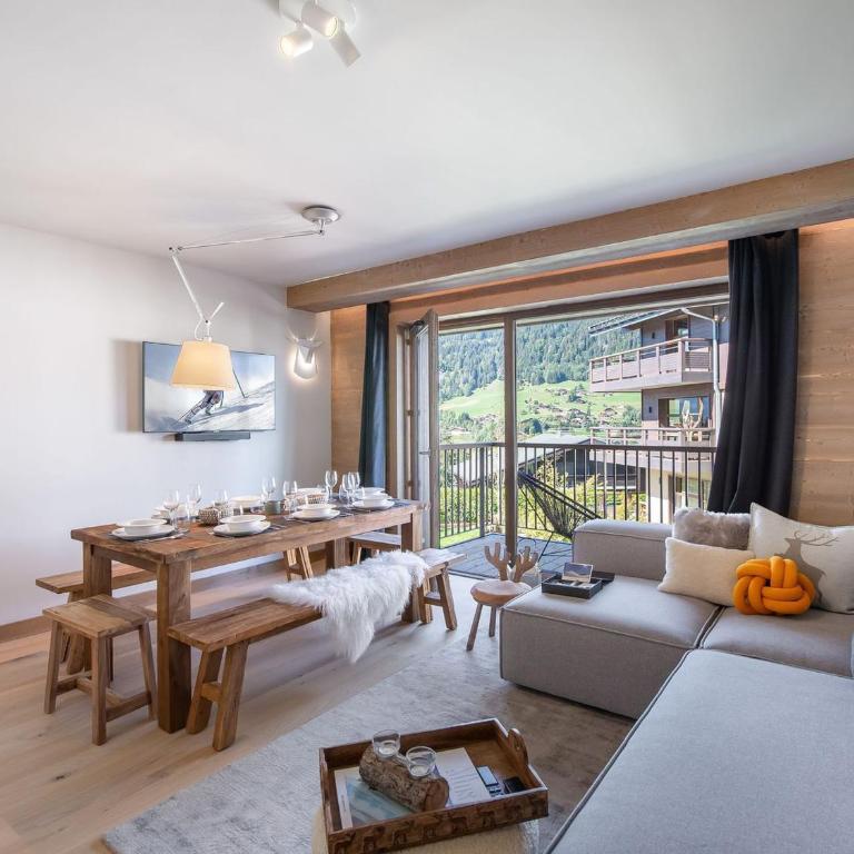 Luxueux appartement 3 chambres à Megève avec piscine et salle de sport - FR-1-569-31 - Appartement (8 Adultes) - 1