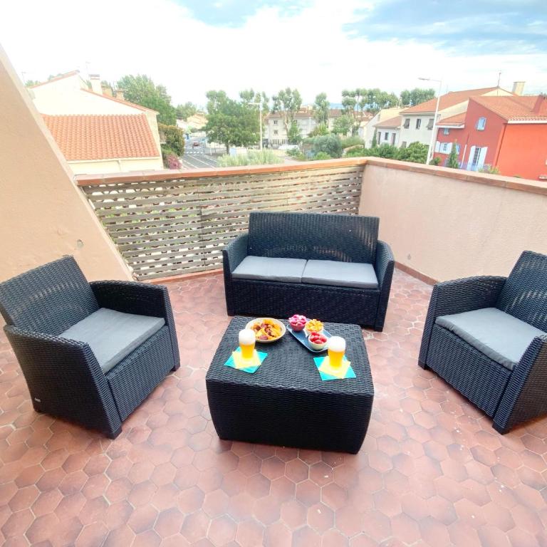 L'Artmonie - Climatisé - Jardin - Centre-ville - Plage - Maison 4 Chambres - 34