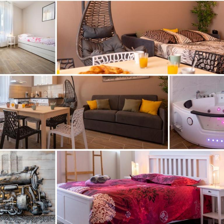 LOC TROTTEUR LE CACAO - Balnéo, Gare Lourdes - Apartment mit 2 Schlafzimmern - 3