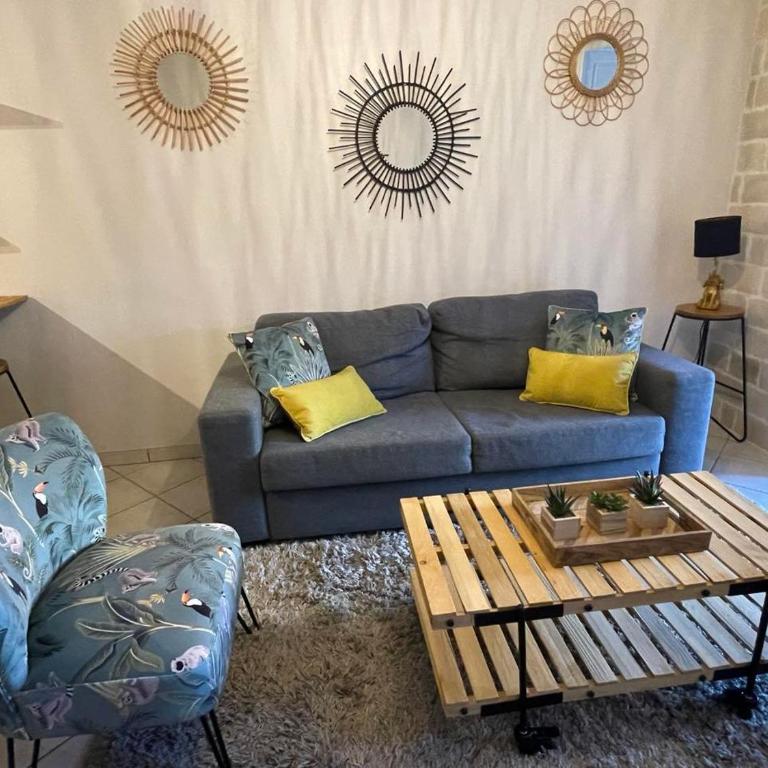 Le Patio, coeur de ville avec garage et jardin - Appartement 1 Chambre - 30