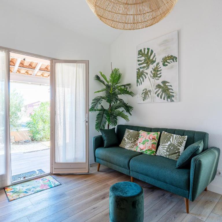 Gruissanne - Maison avec piscine, à 150m de la plage - Maison 1 Chambre - 2