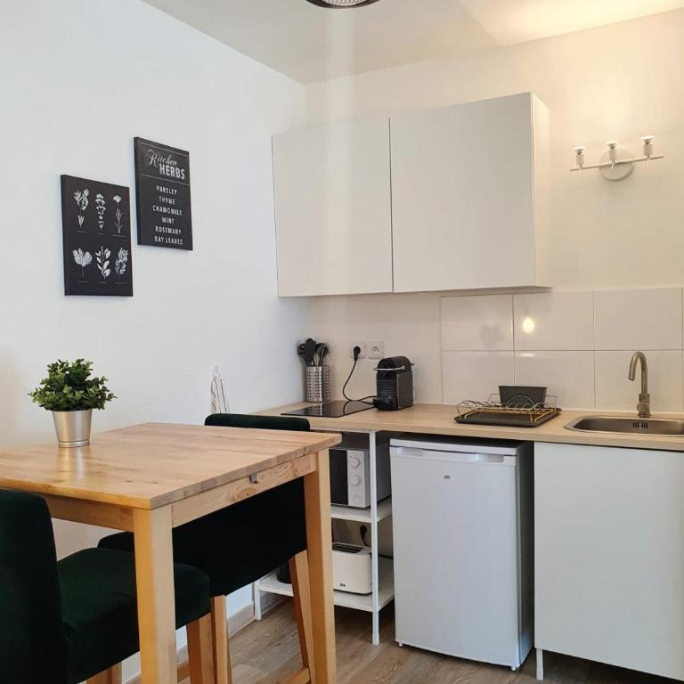 Studio fonctionnel au calme avec garage individuel et balcon - Apartment mit 1 Schlafzimmer - 4