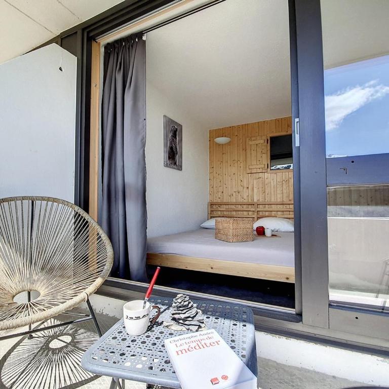 Appartement moderne 3 pièces, ski aux pieds, balcon, vue exceptionnelle - FR-1-344-1121 - Apartment - 12