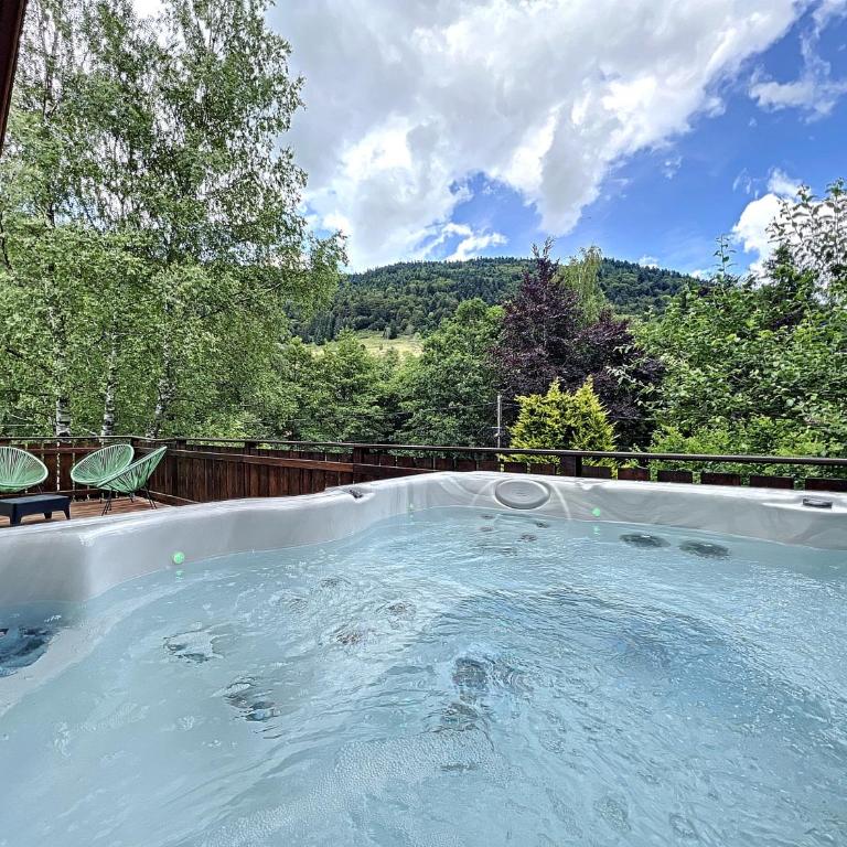 LES CIMES BLANCHES CLEDICIHOME Chalet 10 pers SPA & Grand terrain 4 MINUTES DES PISTES - Chalet - 16