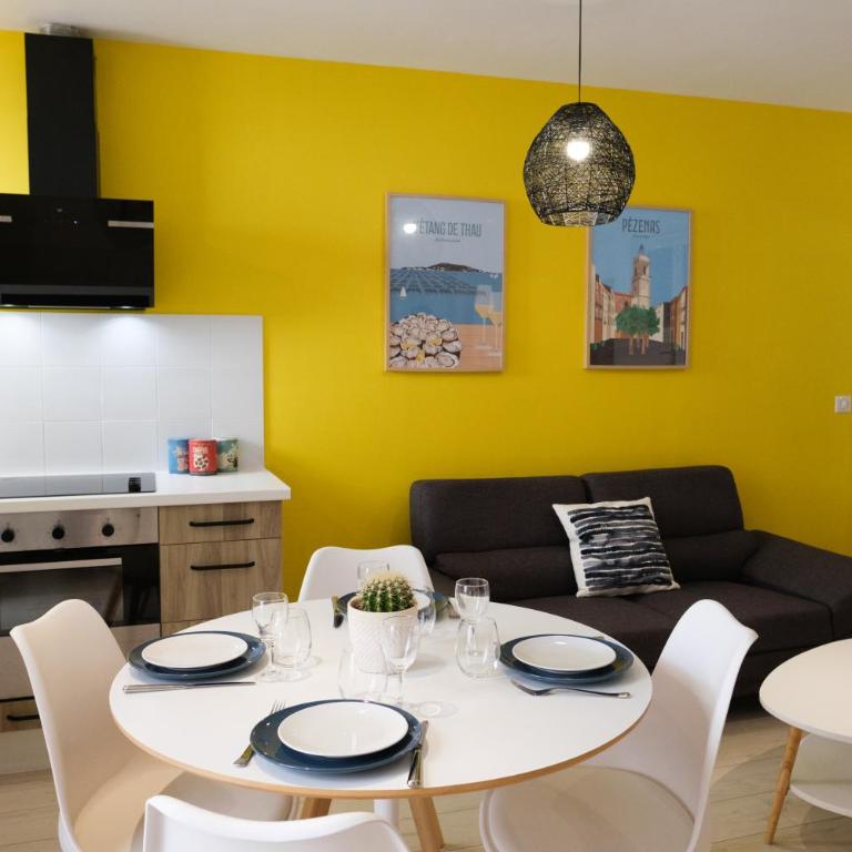ColorPop - Netflix Wifi Tout équipé - Appart Pézenas Centre - Apartamento de 2 dormitorios - 6
