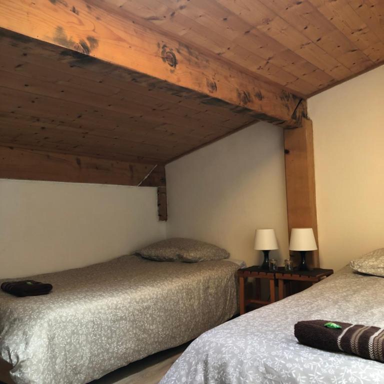 Central Hostel Chatel - Chambre Lits jumeaux/Double avec Salle de Bains Commune - 9