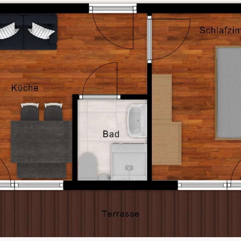 Apartments Luidold - Standard Apartment mit 1 Schlafzimmer - 8