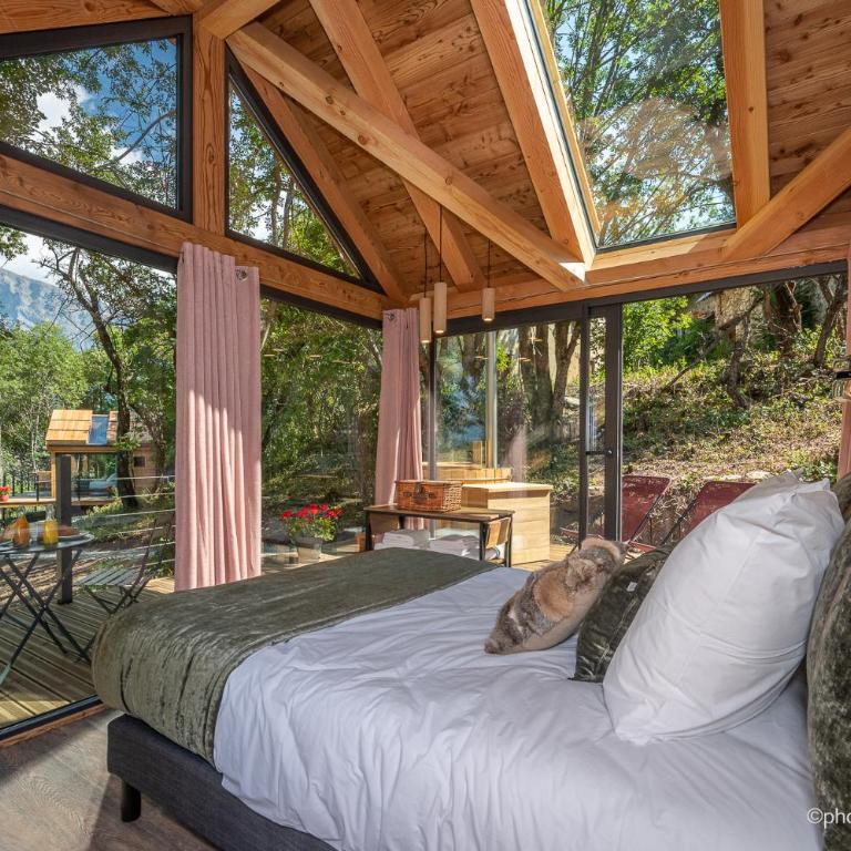 Les chalets d'Éléna - Chambre Double - 7