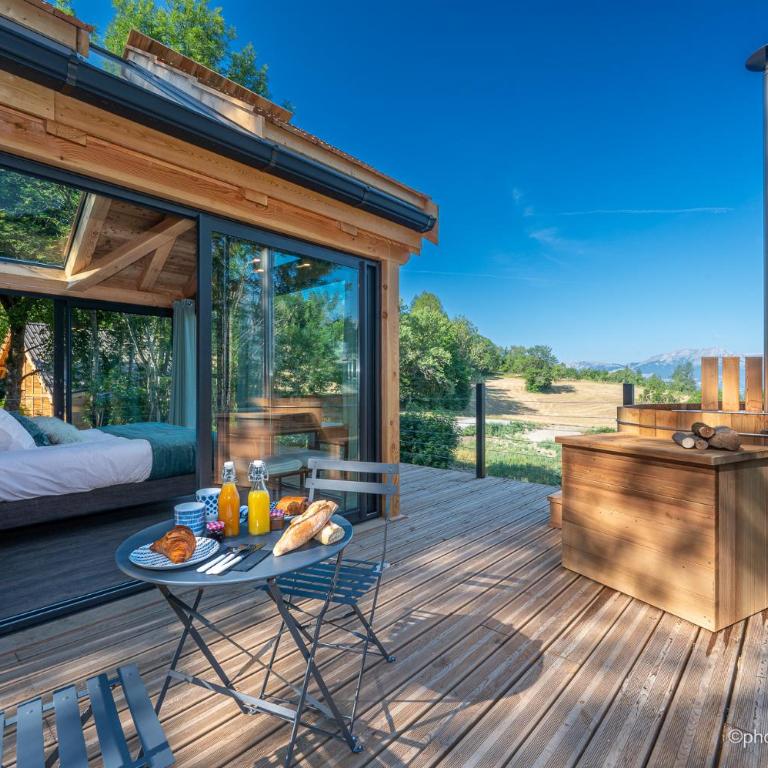 Les chalets d'Éléna - Chambre Double - 13
