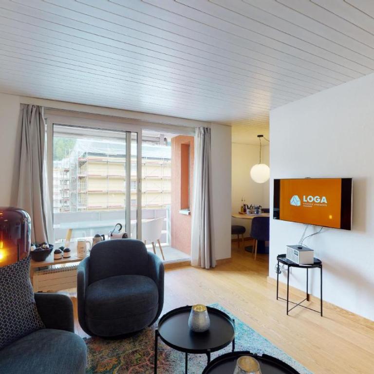 Abitaziun Skyline 414 - St Moritz "LOGA ELEGANCE APARTMENT" - Apartment mit Blick auf die Berge - 11