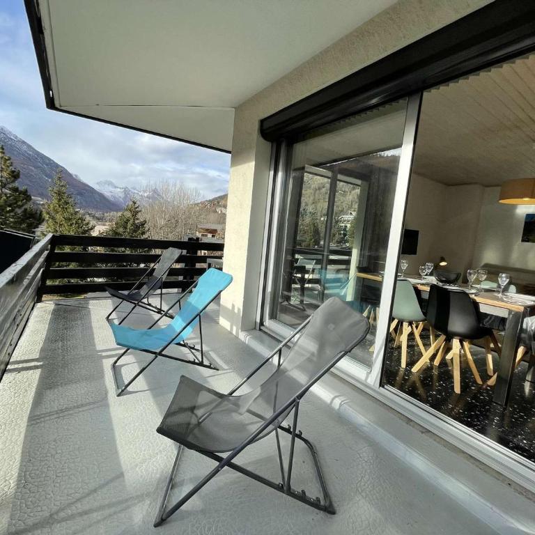 Appartement 3 pièces, 6 couchages - Chantemerle, Serre-Chevalier, balcon, parking, casier à ski - Appartement 2 Chambres - 4