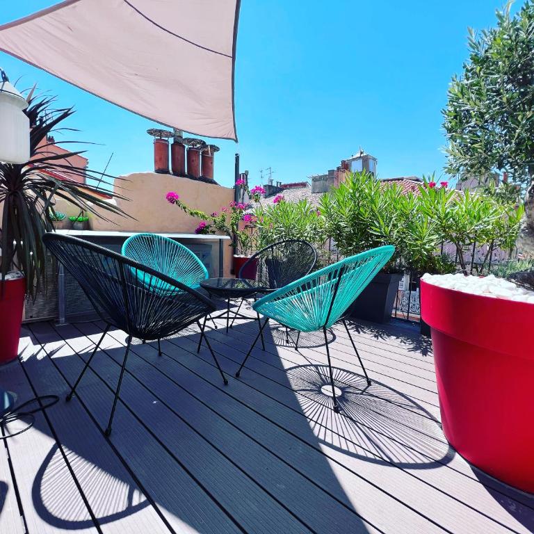 Duplex avec terrasse - hyper-centre de Toulon - Apartment mit 1 Schlafzimmer - 3