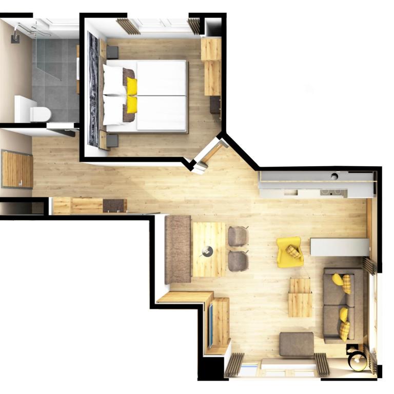 Arcade Apartments & Spa - Apartment mit 1 Schlafzimmer - 22