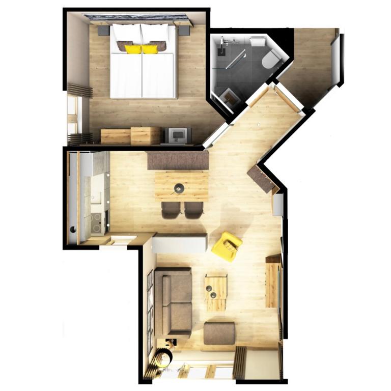 Arcade Apartments & Spa - Apartment mit 1 Schlafzimmer - 17