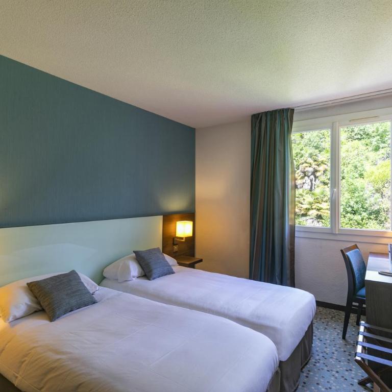 Hôtel Miramont - Habitación Doble con vistas al jardín - 1