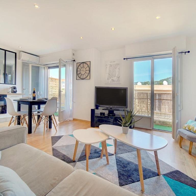 Le Max et Leo - 600m plage - Verrière côte d'Azur - Appartement 1 Chambre - 11