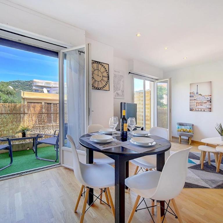 Le Max et Leo - 600m plage - Verrière côte d'Azur - Appartement 1 Chambre - 9