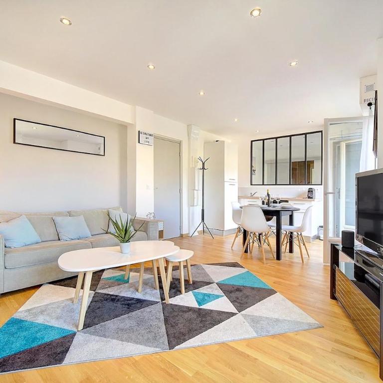 Le Max et Leo - 600m plage - Verrière côte d'Azur - Appartement 1 Chambre - 10