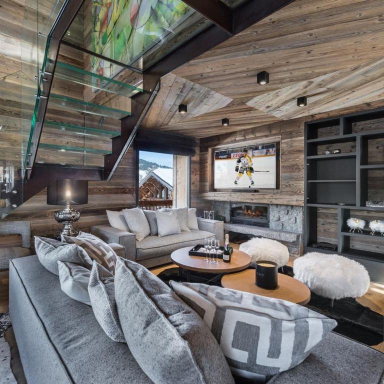 Chalet de luxe avec jacuzzi, salle cinéma et piscine au centre de Megève - FR-1-569-10 - Chalet (12 Adultes) - 4