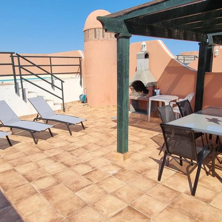 Apartamentos Paraiso Vera Playa, Ed Palmerston, Atico J a pie de Playa, piscina privada en solárium, WI-FI - Apartamento Ático - 3