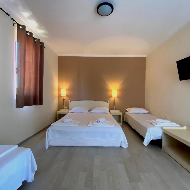 Hotel Kleopatra - Komfor Četvorokrevetna Soba s Pogledom na More - 3