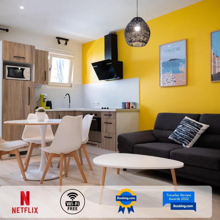 ColorPop - Netflix Wifi Tout équipé - Appart Pézenas Centre - Apartamento de 2 dormitorios - 1