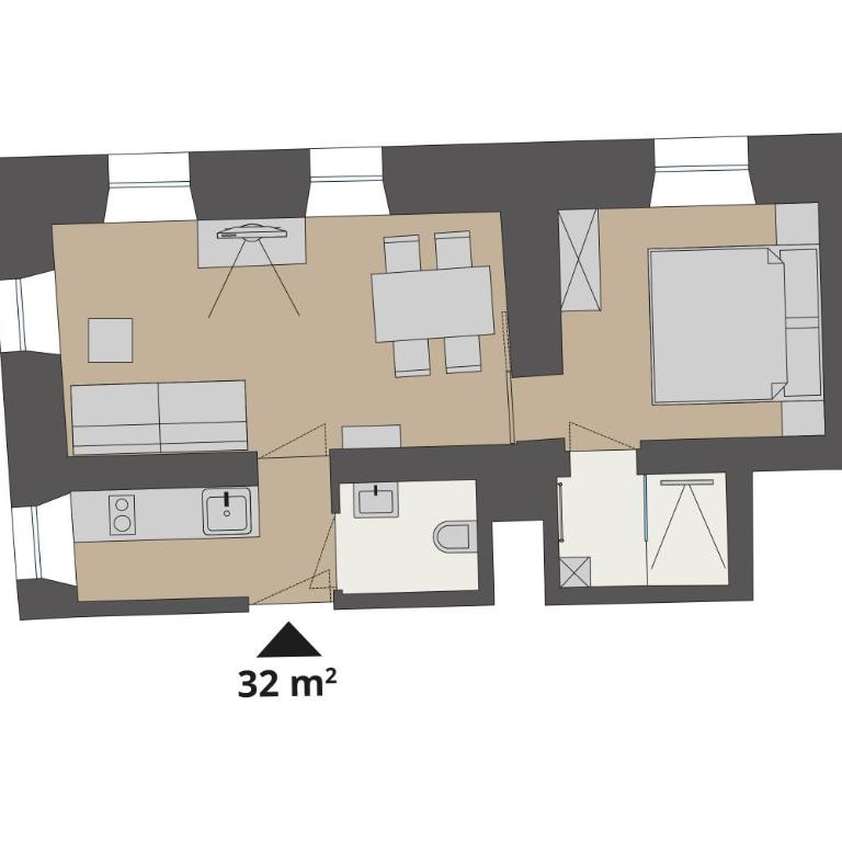 Steinergut Apartments - Apartment mit 1 Schlafzimmer - 7