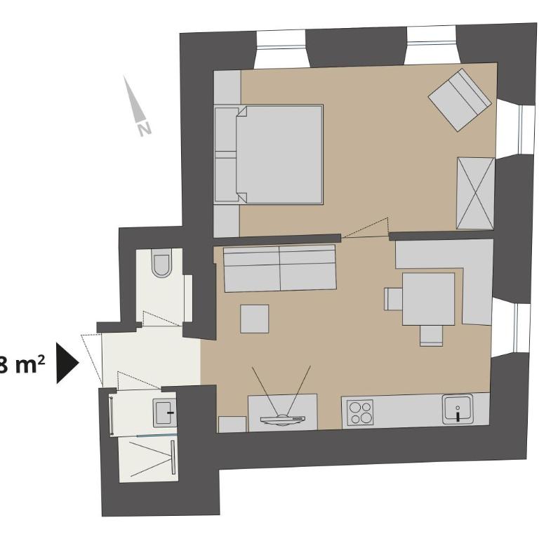 Steinergut Apartments - Apartment mit 1 Schlafzimmer - 9