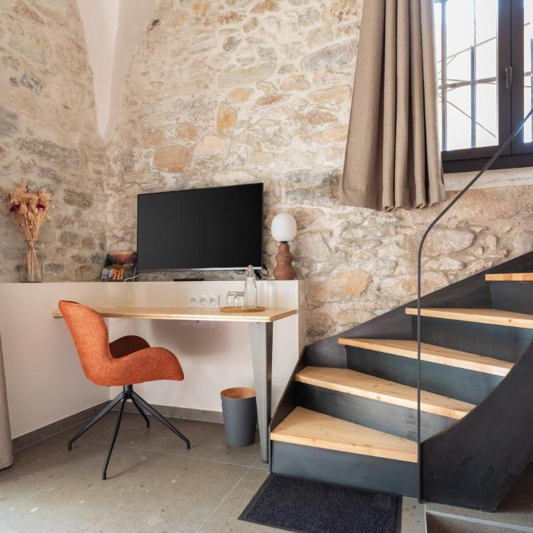 Les Tours Carrées - Chambre Double avec Terrasse - 6