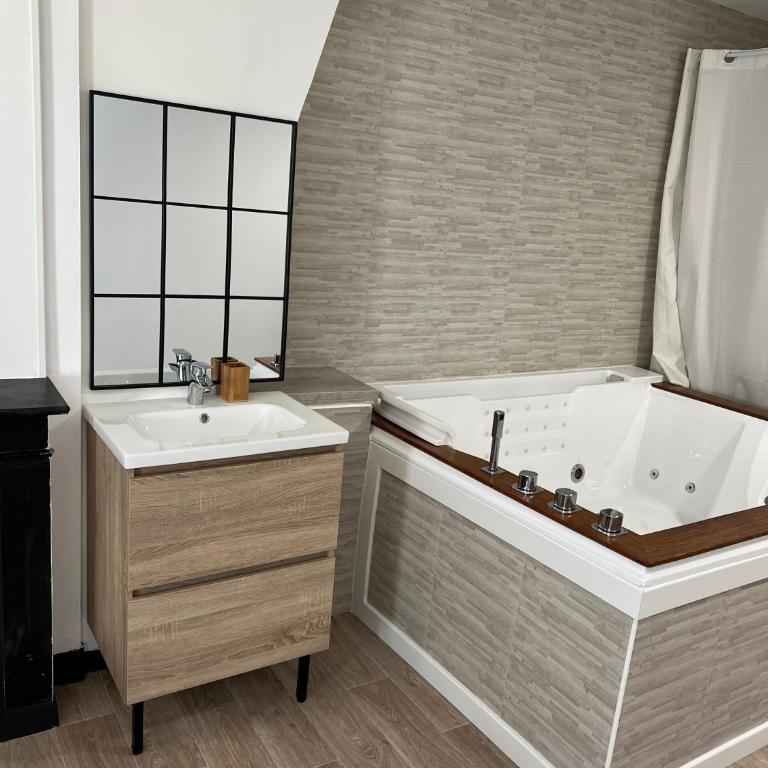 Loft ravissant 45m2 Jacuzzi RVB NIGHT 2 ÉTABLISSEMENT FERMÉ DÉFINITIVEMENT - Apartamento de 1 dormitorio - 24