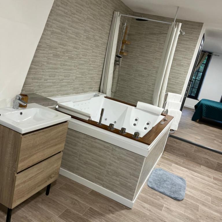 Loft ravissant 45m2 Jacuzzi RVB NIGHT 2 ÉTABLISSEMENT FERMÉ DÉFINITIVEMENT - Apartamento de 1 dormitorio - 25