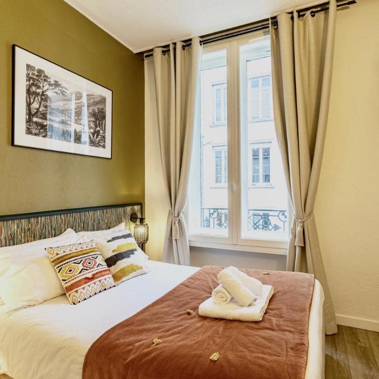 Hôtel Tête d'or - Chambre Lit Queen-Size - 1