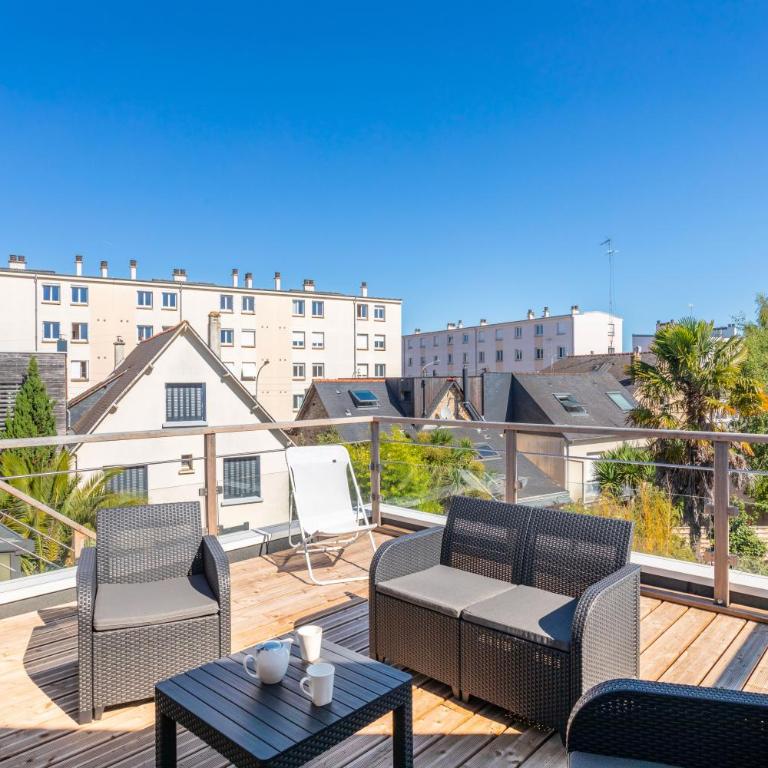 Teranga - Studio avec grande terrasse dans Rennes - Monolocale - 6