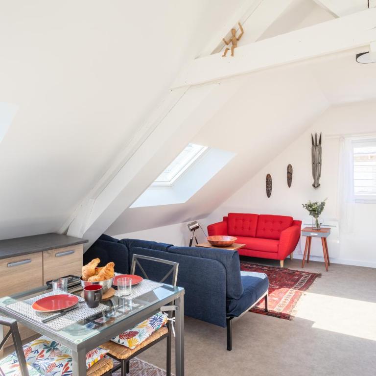Teranga - Studio avec grande terrasse dans Rennes - Monolocale - 8