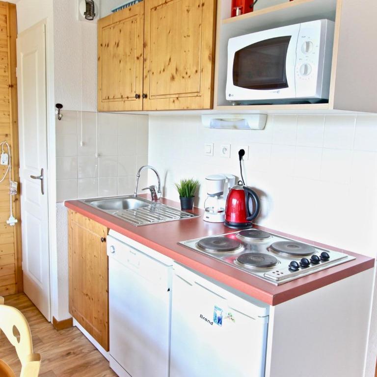 Bel appartement 3* plein sud à Chamrousse, avec terrasse et animaux acceptés - FR-1-549-92 - Apartamento - 5