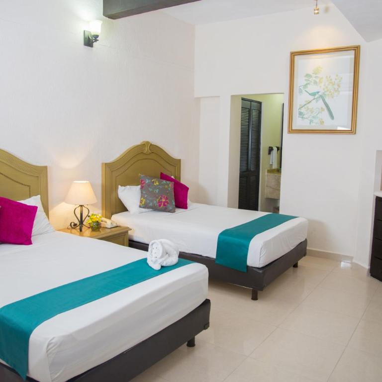 Maison del Embajador - Double Room with Two Double Beds - 10