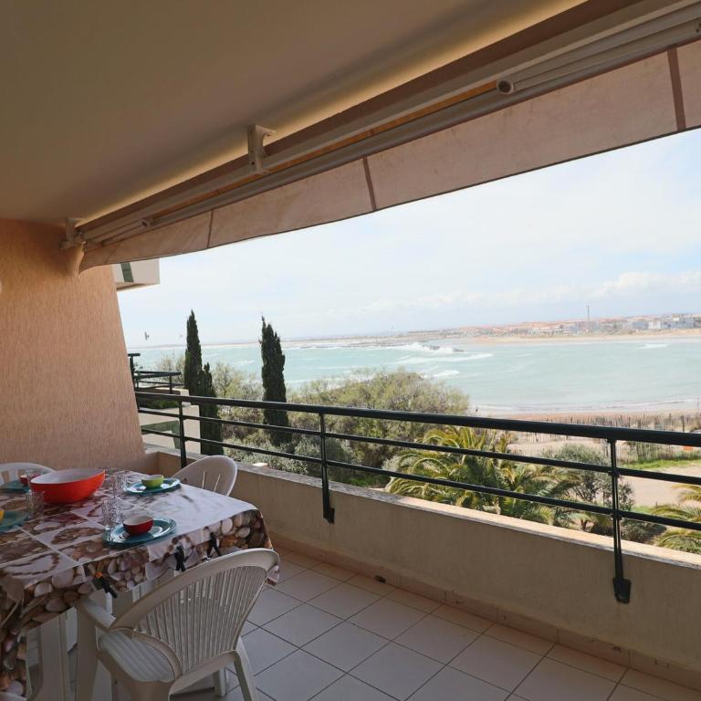 Appartement 2* à Sète, terrasse face plage, 2 chambres, 6 pers - FR-1-472A-173 - Appartement (6 Adultes) - 2